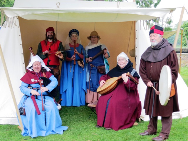 Tatton Old Hall Medieval Fayre 2015 - Medieval Minstrels