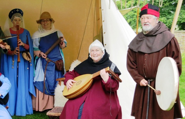 Tatton Old Hall Medieval Fayre 2015 - Medieval Troubadors